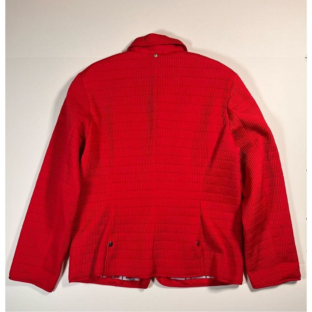 Pendleton Quilted Red Snap Front Jacket Removable… - image 7